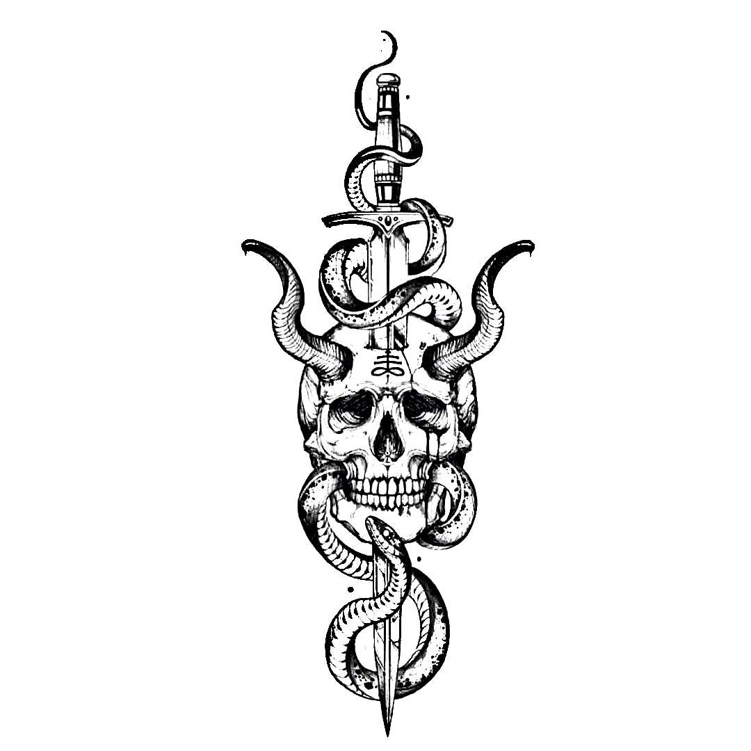 Calavera Tribal de la Muerte