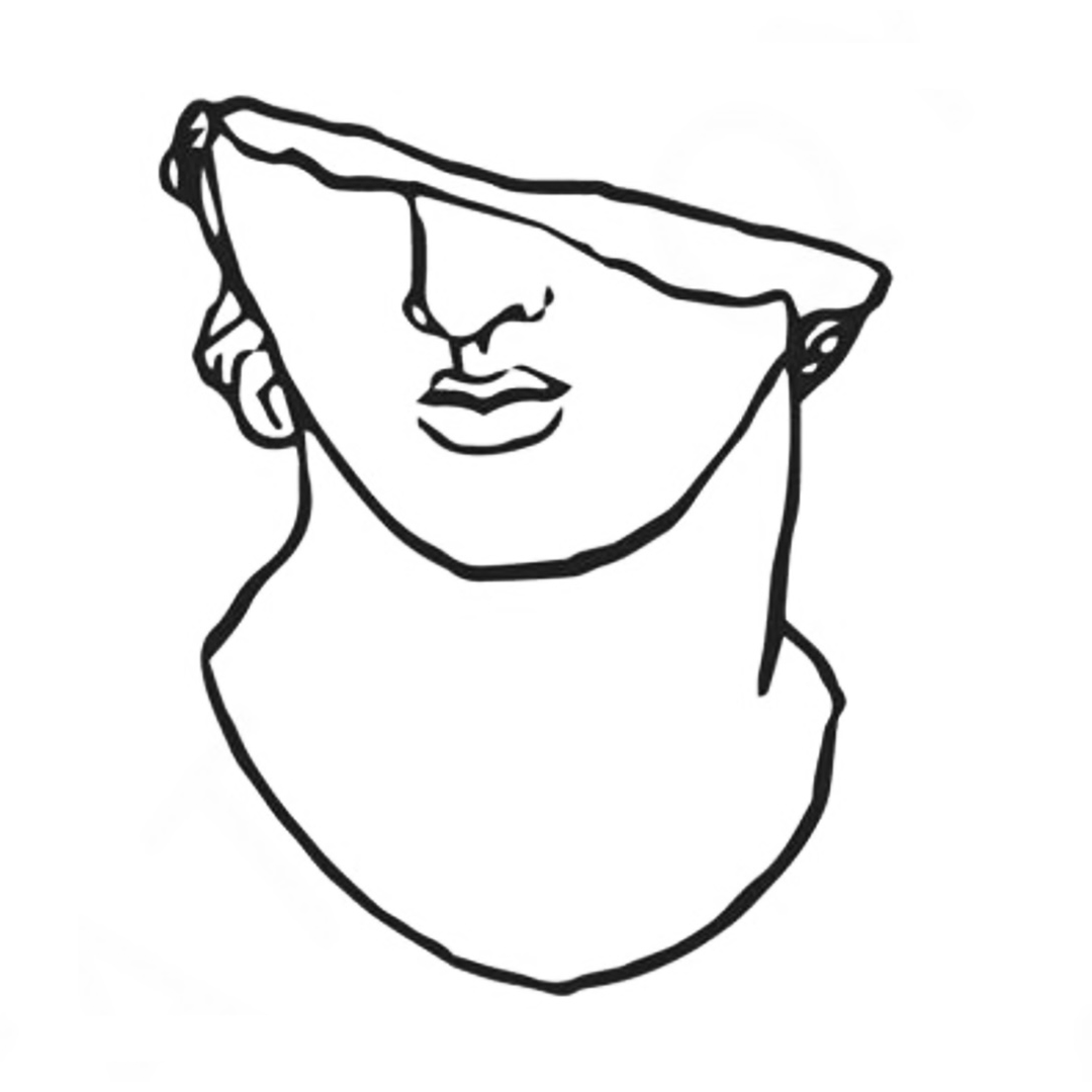 Escultura a la mitad