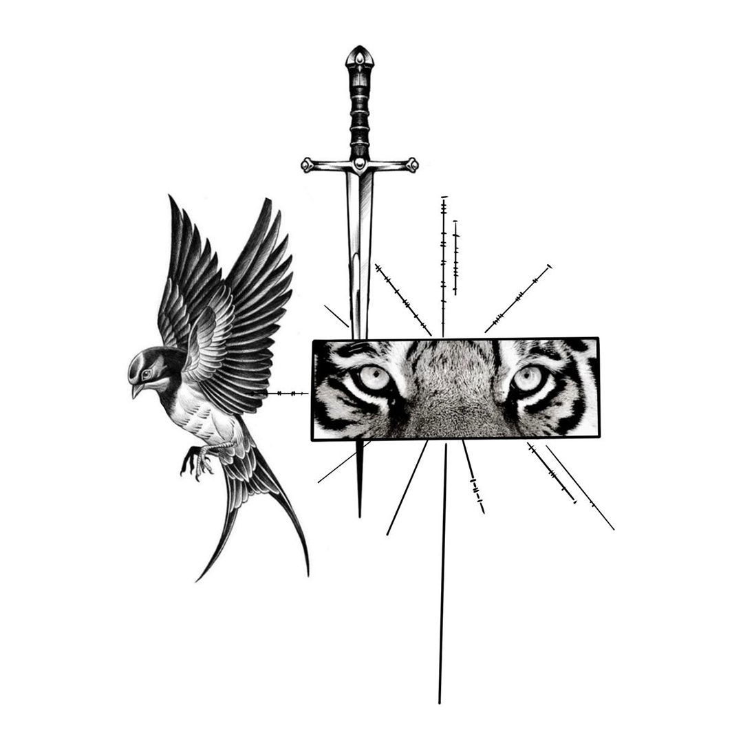 Ojos de tigre y gorrión